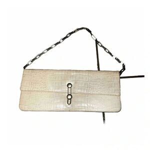 Elaine‎ Turner Designs Ivory Envelope Clutch Handbag